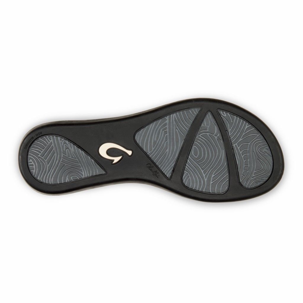 Olukai Women's Hoopio Flip Flop - Onyx US203-745